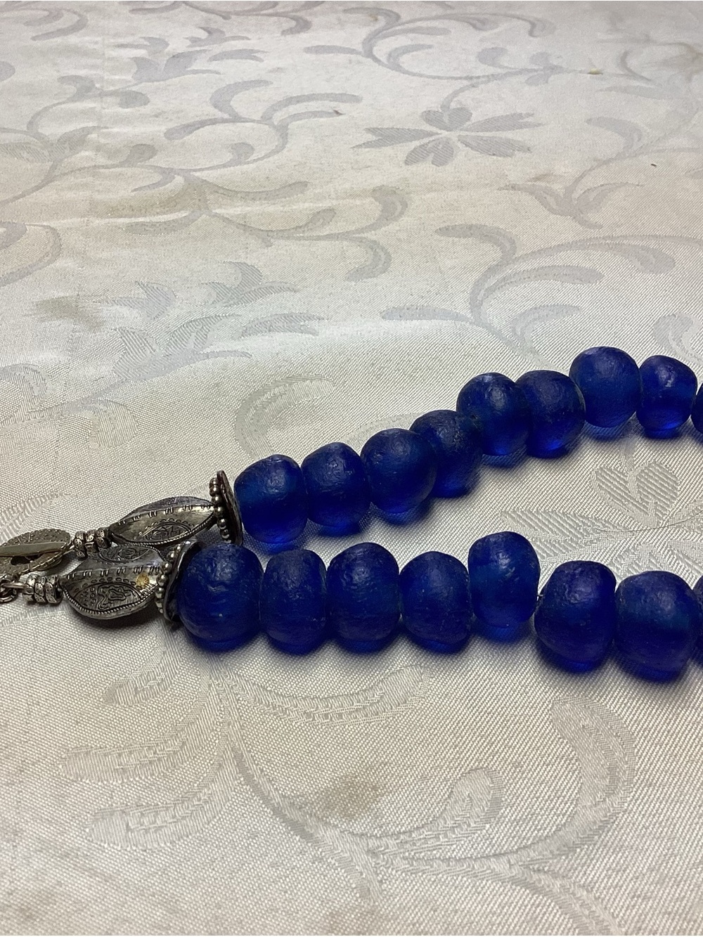 Bold Cobalt Blue Glass. Stunning Bead Necklace💙💙💙💙💙 - Picture 7 of 9